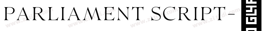 Parliament Script字体转换